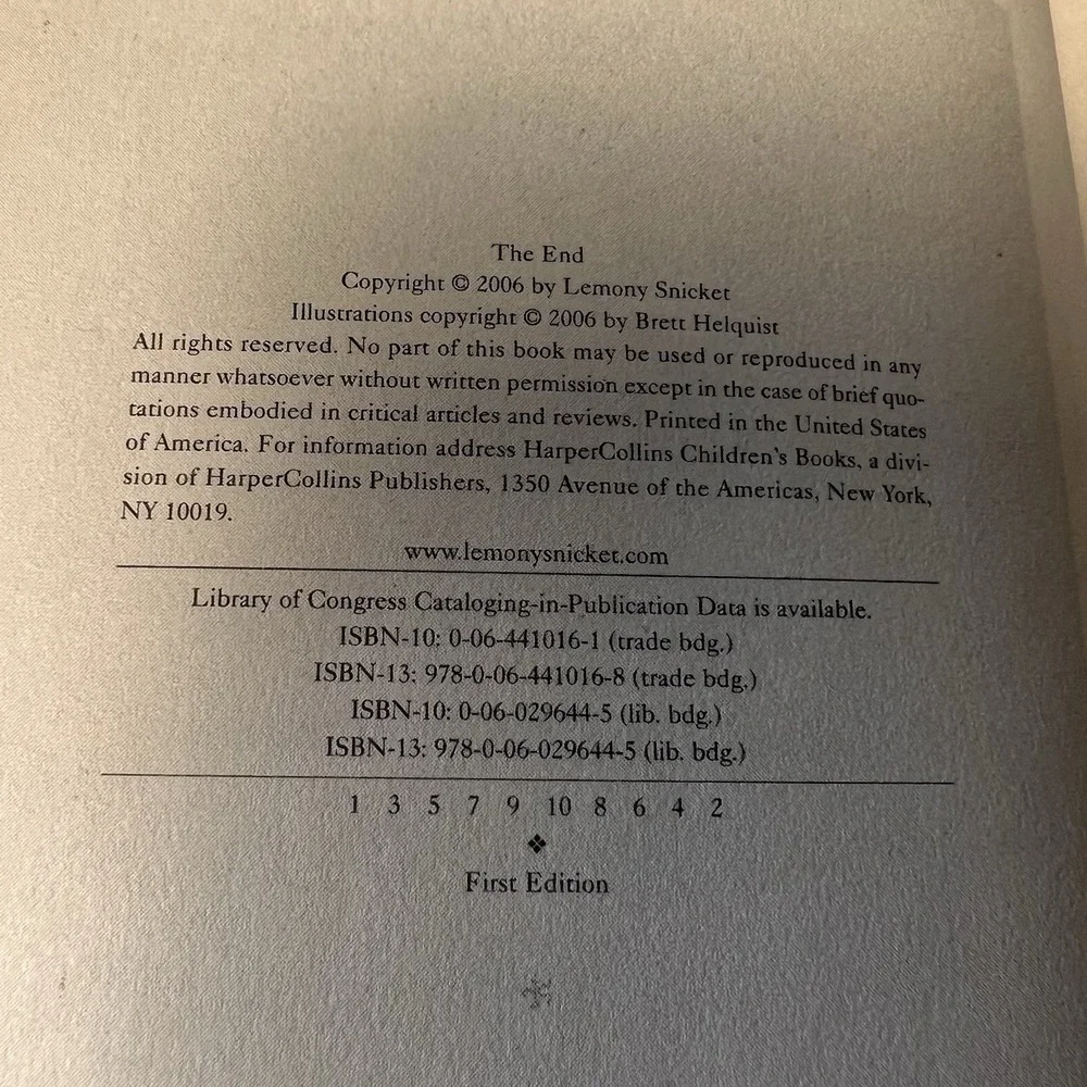 Lemony Snicket Series of Unfortunate Events Complete 13 Book Set 1st Ed HC